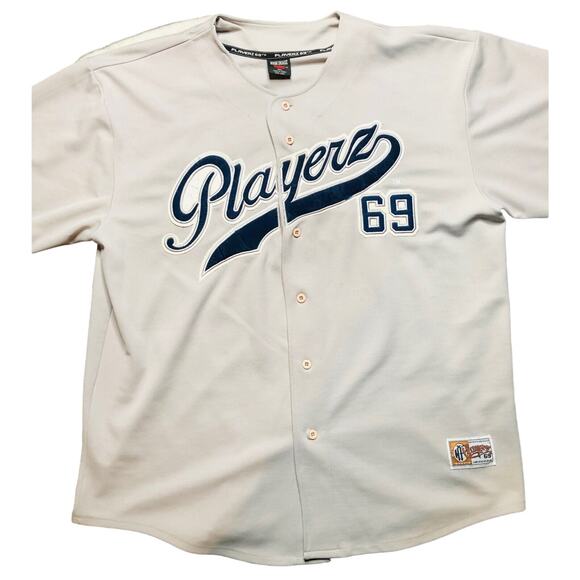 Vintage Playerz 69 Jersey Men's size 3XL Hip Hop streetwear brand - Picture 1 of 5